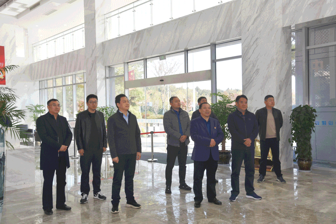 江蘇省盱眙縣委常委、宣傳部長袁來一行蒞臨我司考察交流